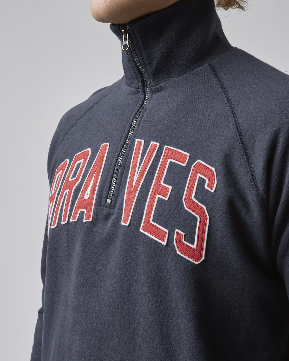 ATLANTA BRAVES BANKS '47 HARRIS SCRIMMAGE 1/4 ZIP