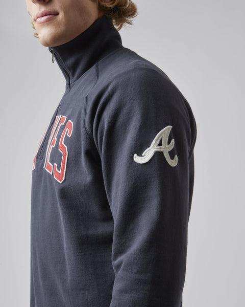 ATLANTA BRAVES BANKS '47 HARRIS SCRIMMAGE 1/4 ZIP