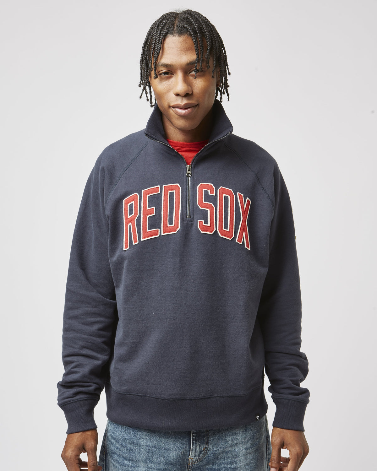 BOSTON RED SOX BANKS '47 HARRIS SCRIMMAGE 1/4 ZIP