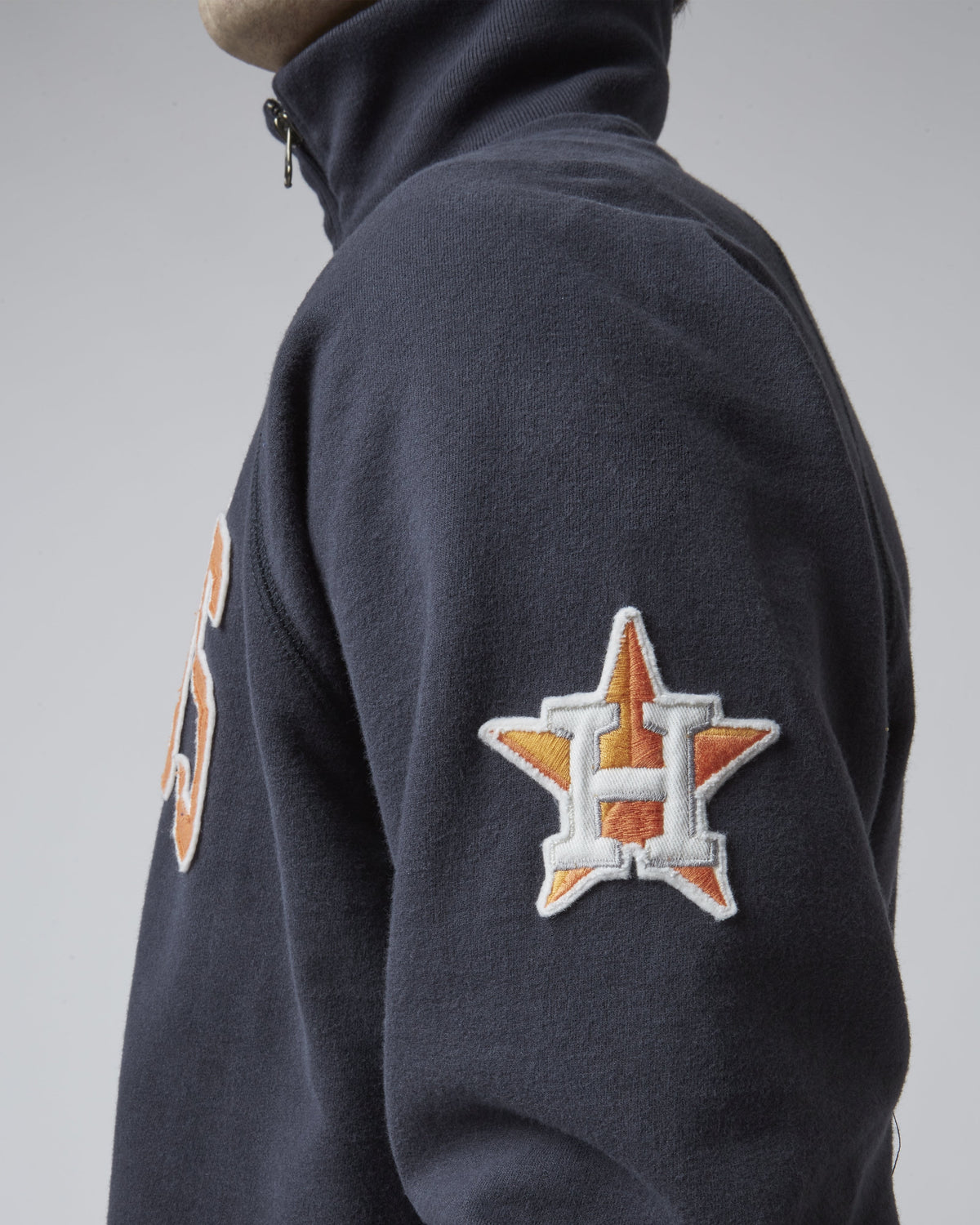 HOUSTON ASTROS BANKS '47 HARRIS SCRIMMAGE 1/4 ZIP