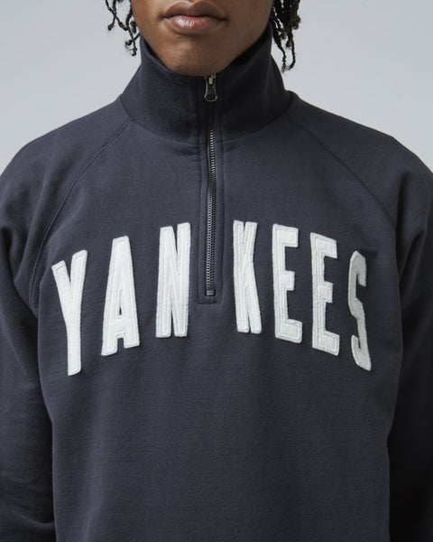 NEW YORK YANKEES BANKS '47 HARRIS SCRIMMAGE 1/4 ZIP