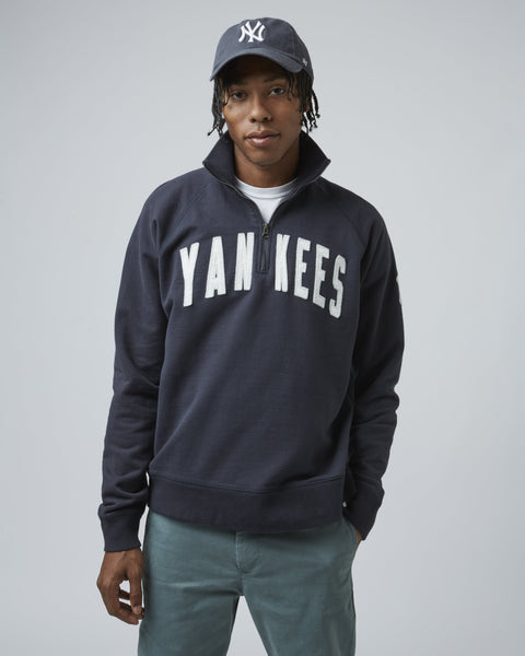 NEW YORK YANKEES BANKS '47 HARRIS SCRIMMAGE 1/4 ZIP
