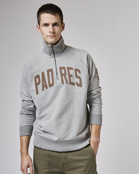 SAN DIEGO PADRES BANKS '47 HARRIS SCRIMMAGE 1/4 ZIP