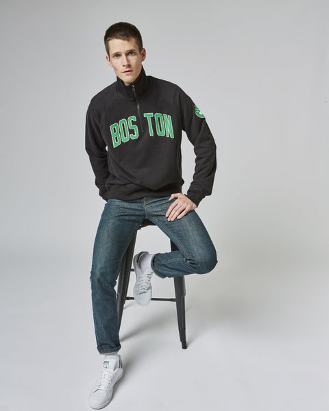 BOSTON CELTICS BANKS '47 HARRIS SCRIMMAGE 1/4 ZIP