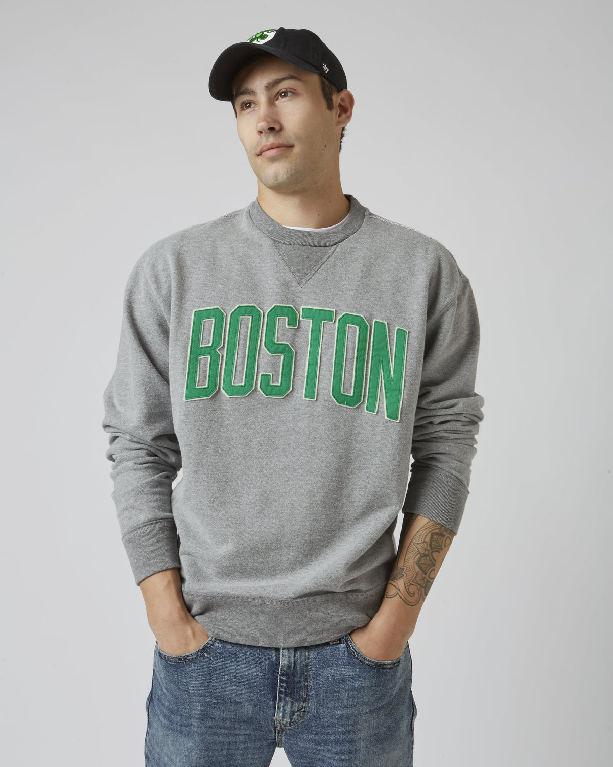 BOSTON CELTICS RAREFIELD '47 HARRIS SCRIMMAGE CREW
