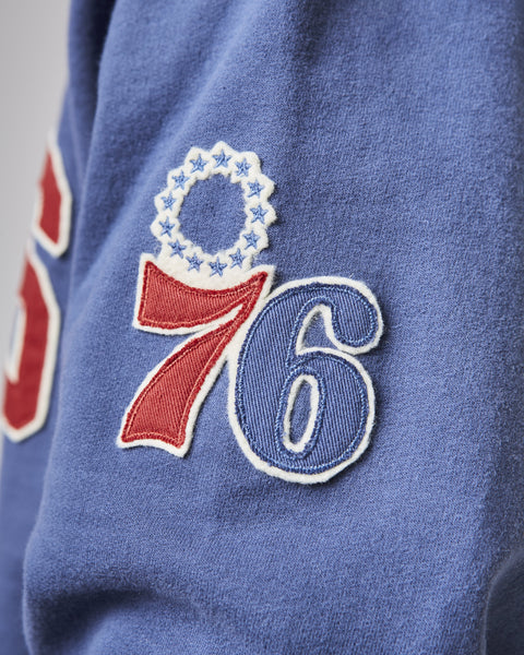 PHILADELPHIA 76ERS RELIC '47 HARRIS SCRIMMAGE HOOD