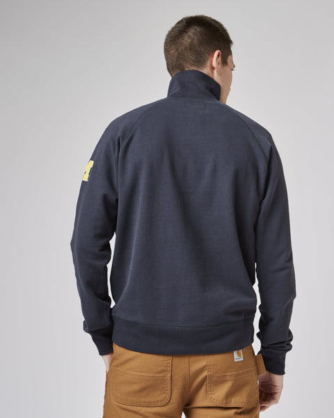 MICHIGAN WOLVERINES BANKS '47 HARRIS SCRIMMAGE 1/4 ZIP