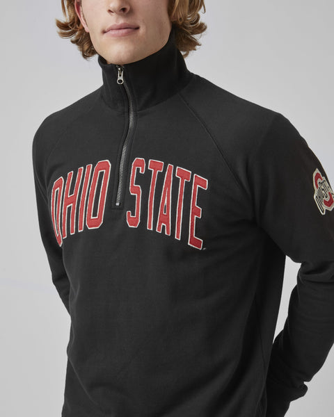 OHIO STATE BUCKEYES BANKS '47 HARRIS SCRIMMAGE 1/4 ZIP