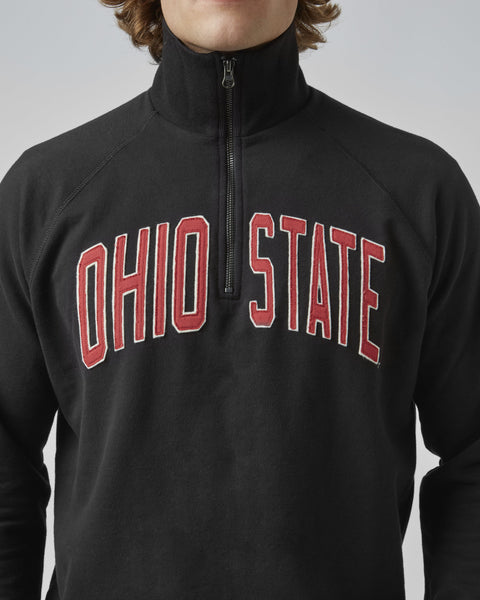 OHIO STATE BUCKEYES BANKS '47 HARRIS SCRIMMAGE 1/4 ZIP