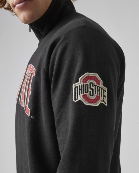 OHIO STATE BUCKEYES BANKS '47 HARRIS SCRIMMAGE 1/4 ZIP