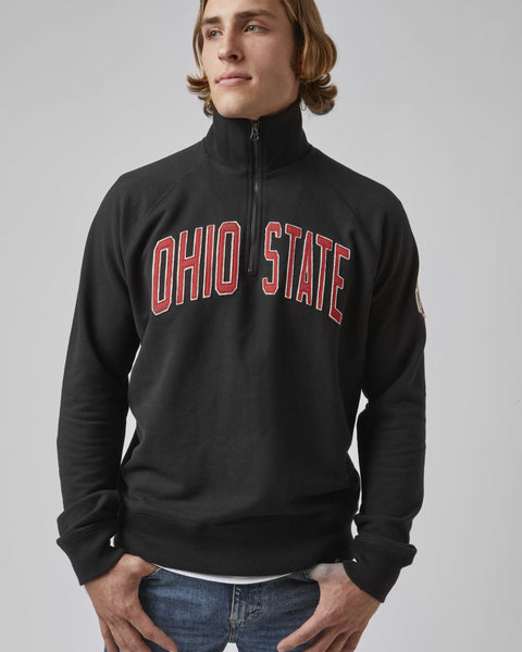 OHIO STATE BUCKEYES BANKS '47 HARRIS SCRIMMAGE 1/4 ZIP
