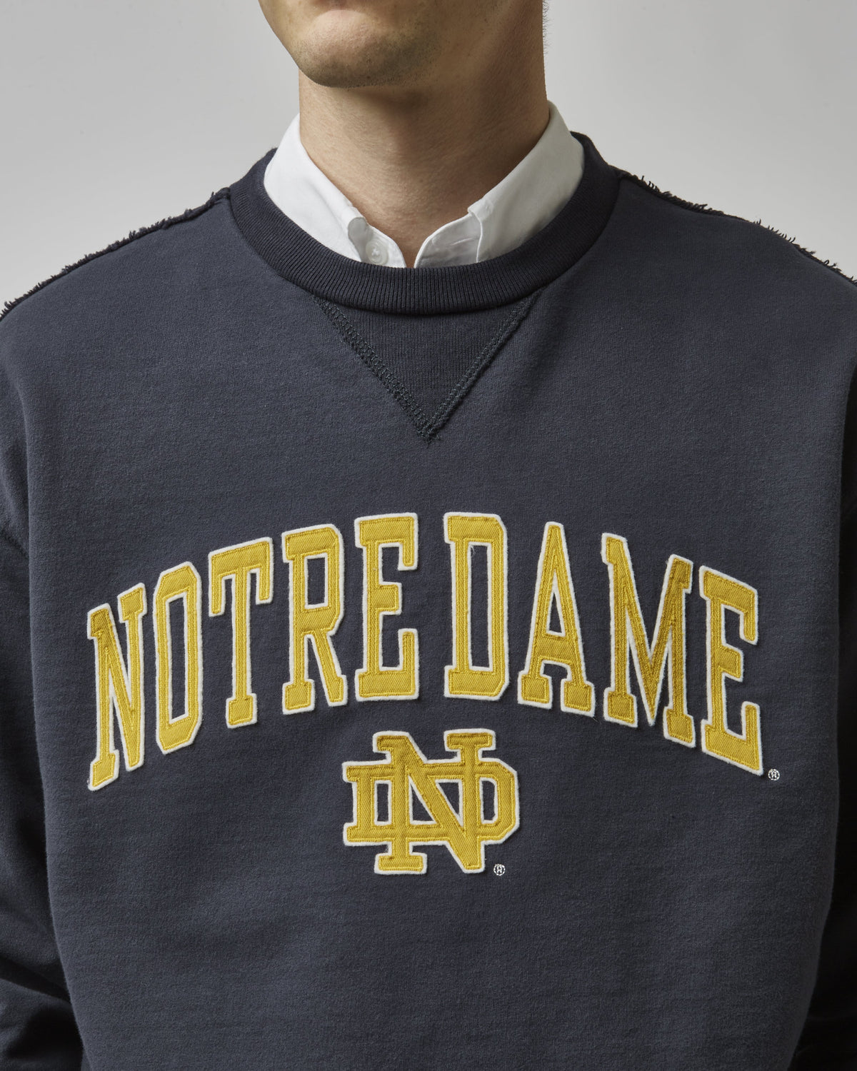 NOTRE DAME FIGHTING IRISH OXFIELD '47 HARRIS SCRIMMAGE CREW