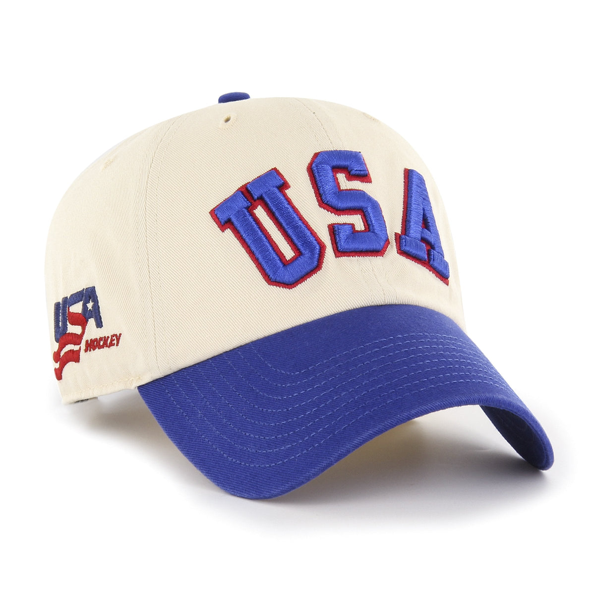 USA HOCKEY MIRACLE ON ICE TWO TONE '47 CLEAN UP